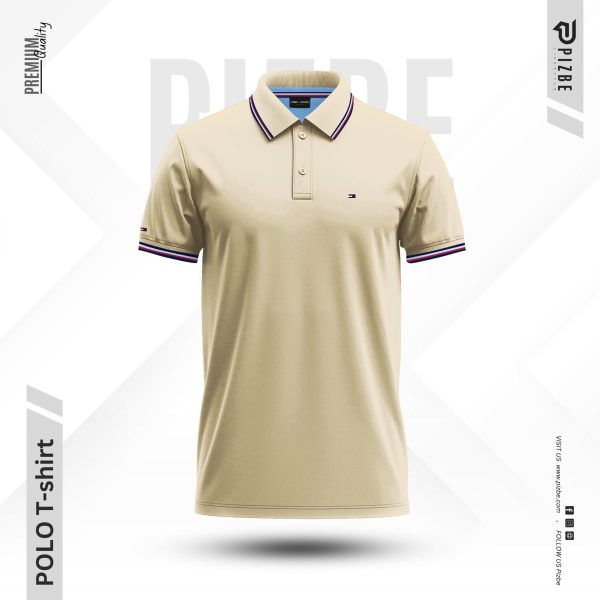 Premium Classic polo - Tommy Khaki