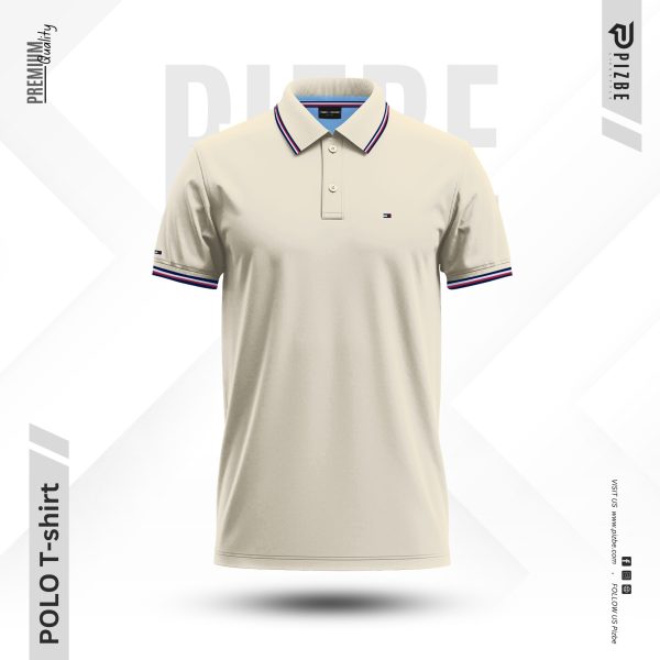 Premium Classic polo - Tommy off-white