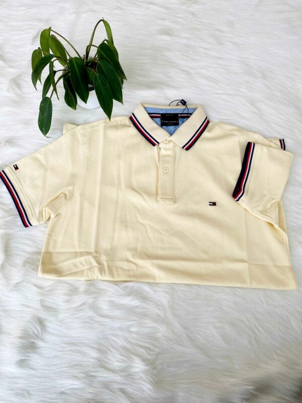 Premium Classic polo - Tommy Khaki - Image 2