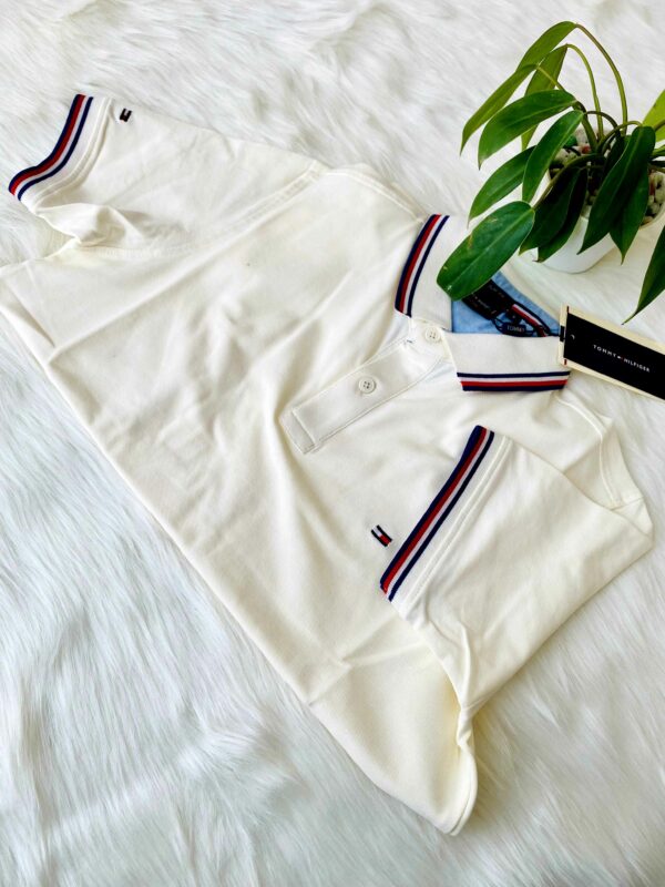 Premium Classic polo - Tommy off-white - Image 2