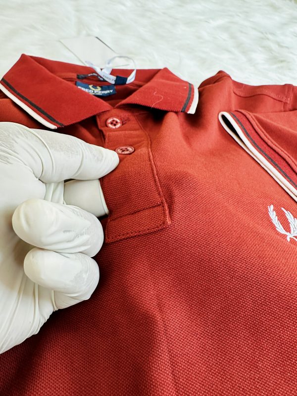 Premium Classic polo - Maroon - Image 2