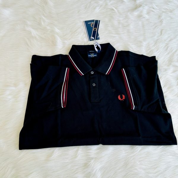 Premium Classic polo - Fredperry Black - Image 2