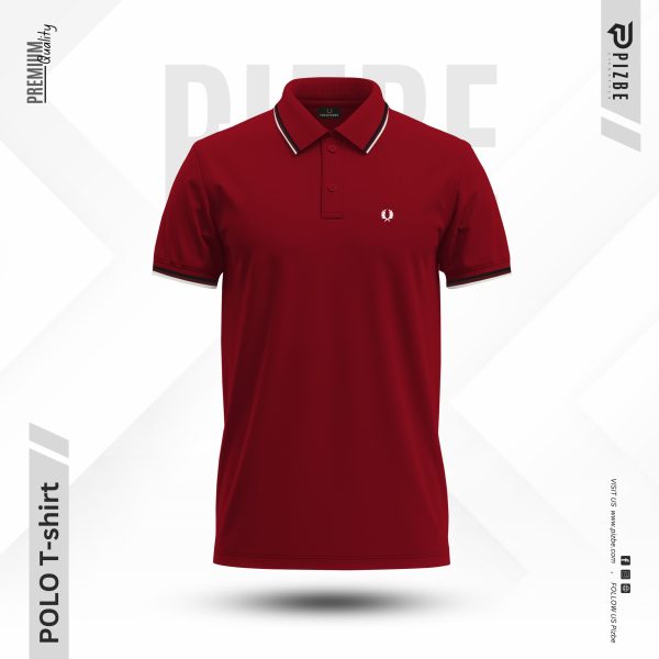 Premium Classic polo - Maroon