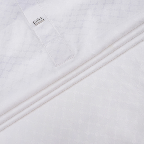 White Elegance Panjabi - Image 3