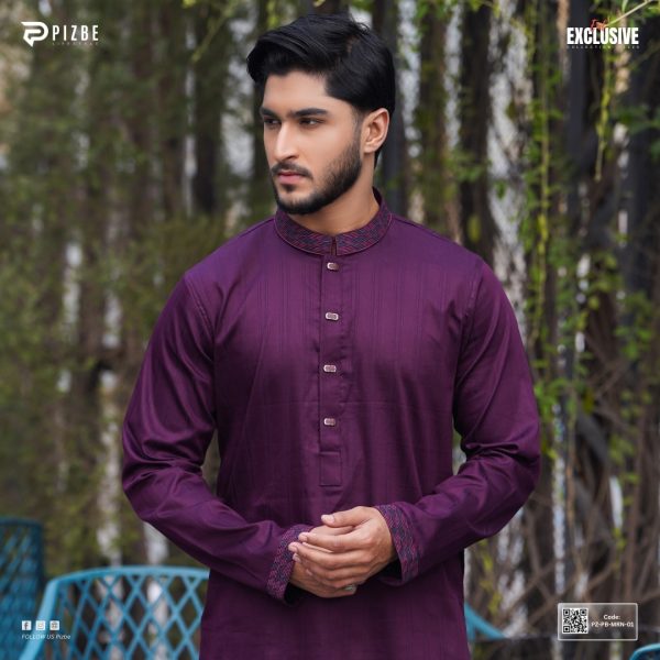 Superior Maroon Classic Panjabi