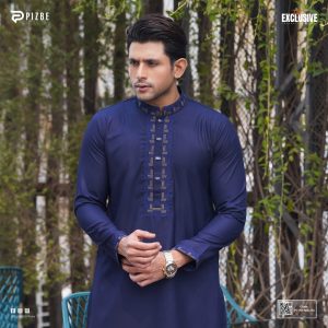 Navy Blue Royal Panjabi