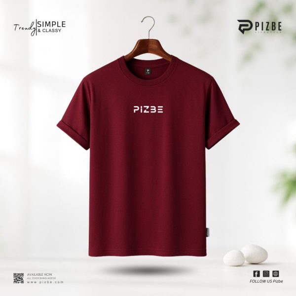 Classic Fit Plain Maroon