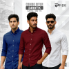 3 pcs Combo | Premium Solid Shirt For Men | Combo-01