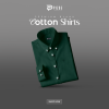 Premium Solid Shirts for Men I Bottle Green