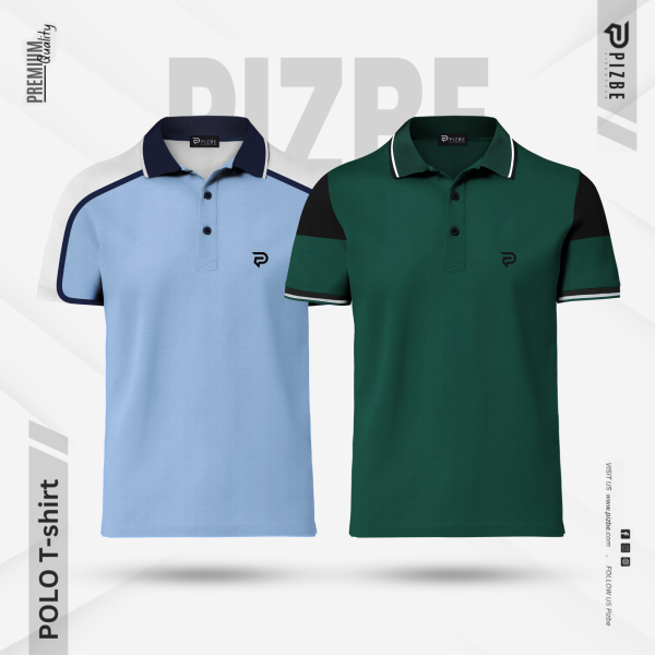2 Pcs Premium Double PK Cotton Polo | Combo-1
