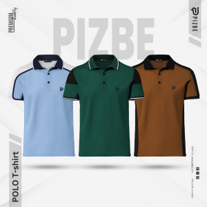 3 Pcs Premium Double PK Cotton Polo | Combo-3
