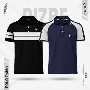 2 Pcs Premium Double PK Cotton Polo | Combo-5